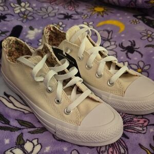 Converse Off-White Canvas Sneakers